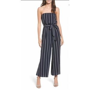 Nordstrom Soprano Tie-Waist Jumpsuit